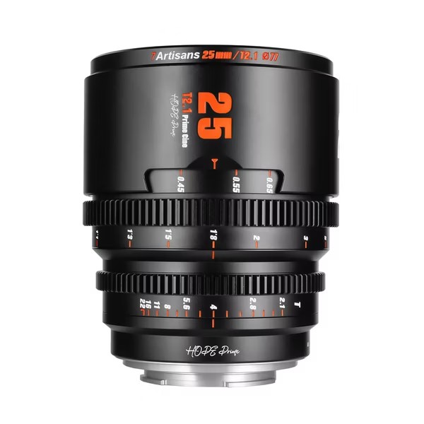 七工匠 7Artisans 25mm T2.1 S35 希望系列 大光圈電影鏡頭.jpg